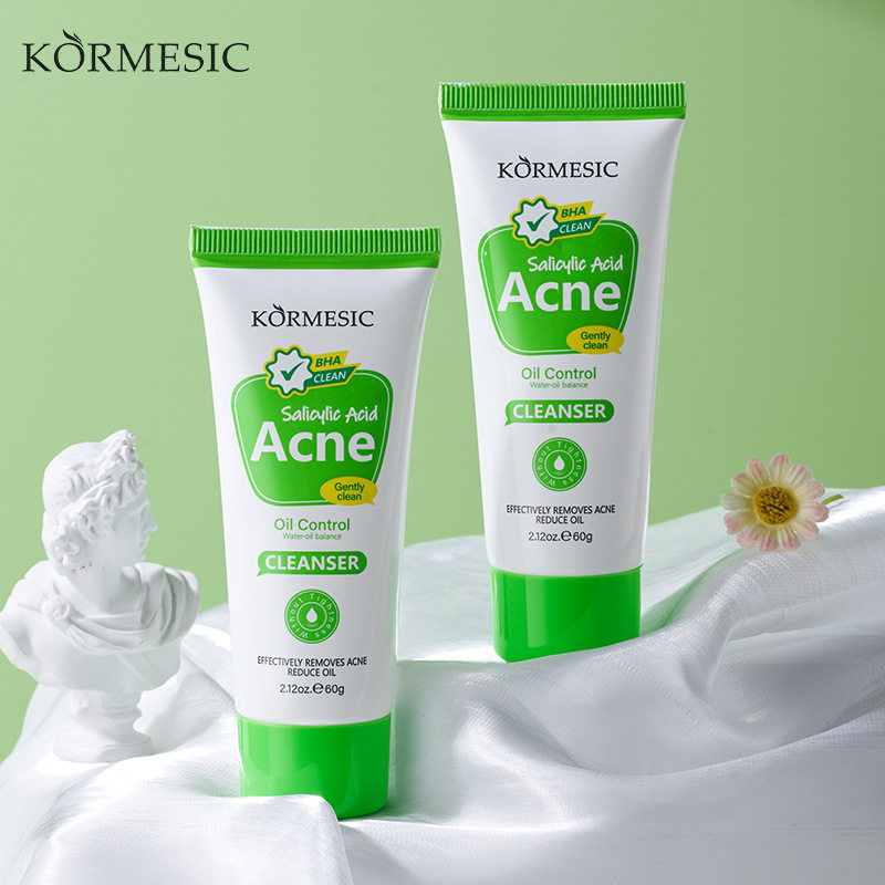 đĨ Imported Kormesic Salicylic Acid Acne Facial Cleanser â Deep Pore Cleansing Facewash for Acne, Oil Control & Clear Skin - Image 5