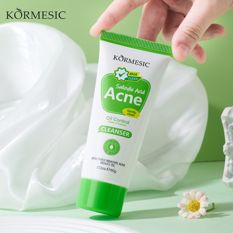 đĨ Imported Kormesic Salicylic Acid Acne Facial Cleanser â Deep Pore Cleansing Facewash for Acne, Oil Control & Clear Skin - Image 4