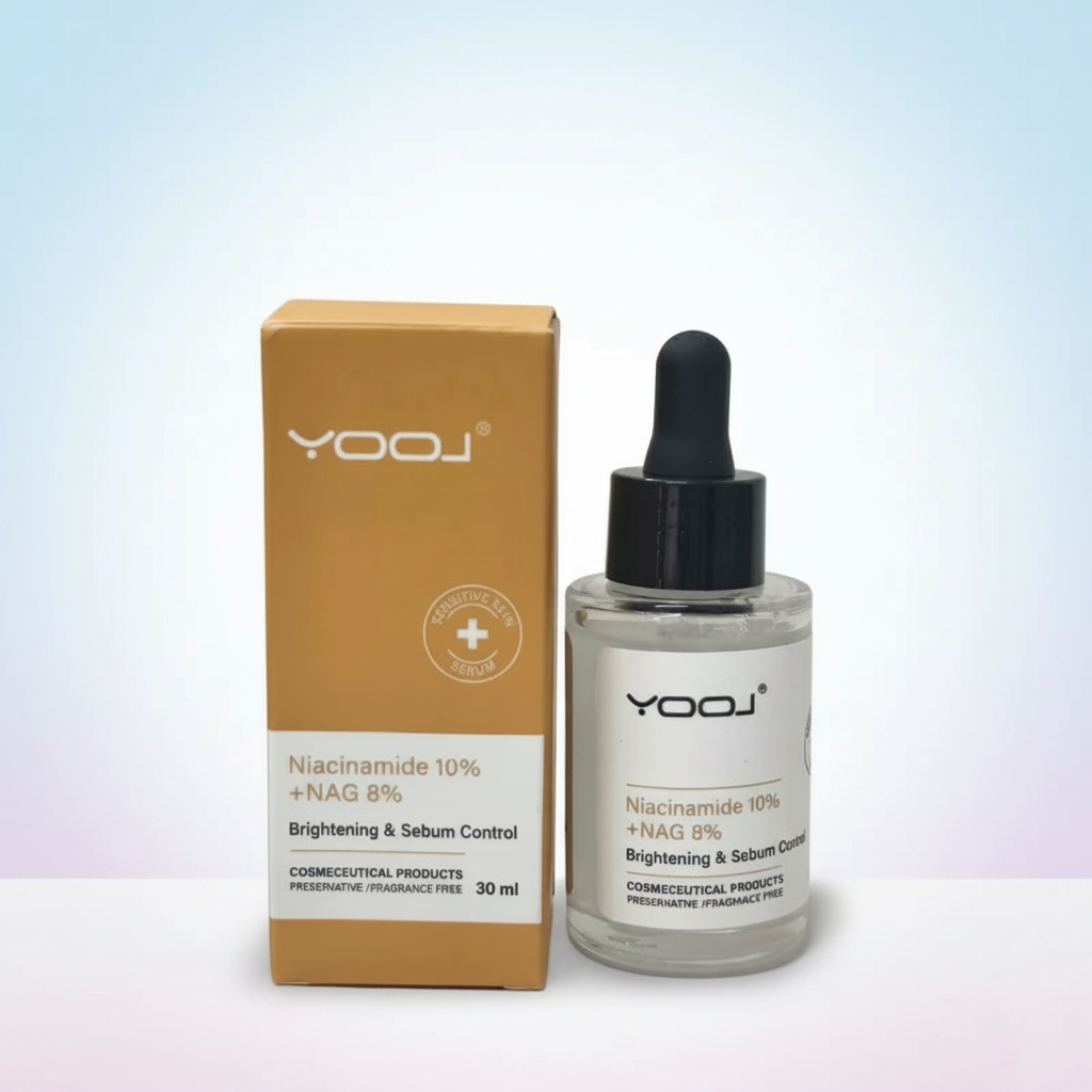 Niacinamide 10% + NAG 8% Brightening Essence – Dark Spot Remover, Skin Whitening & Oil Control Serum